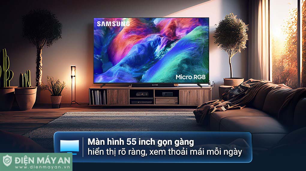 Smart tivi Micro RGB Samsung AI 4K 55 inch MRA55R85HA (55R85H)